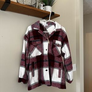Women’s Plaid Jacket - She + Sky